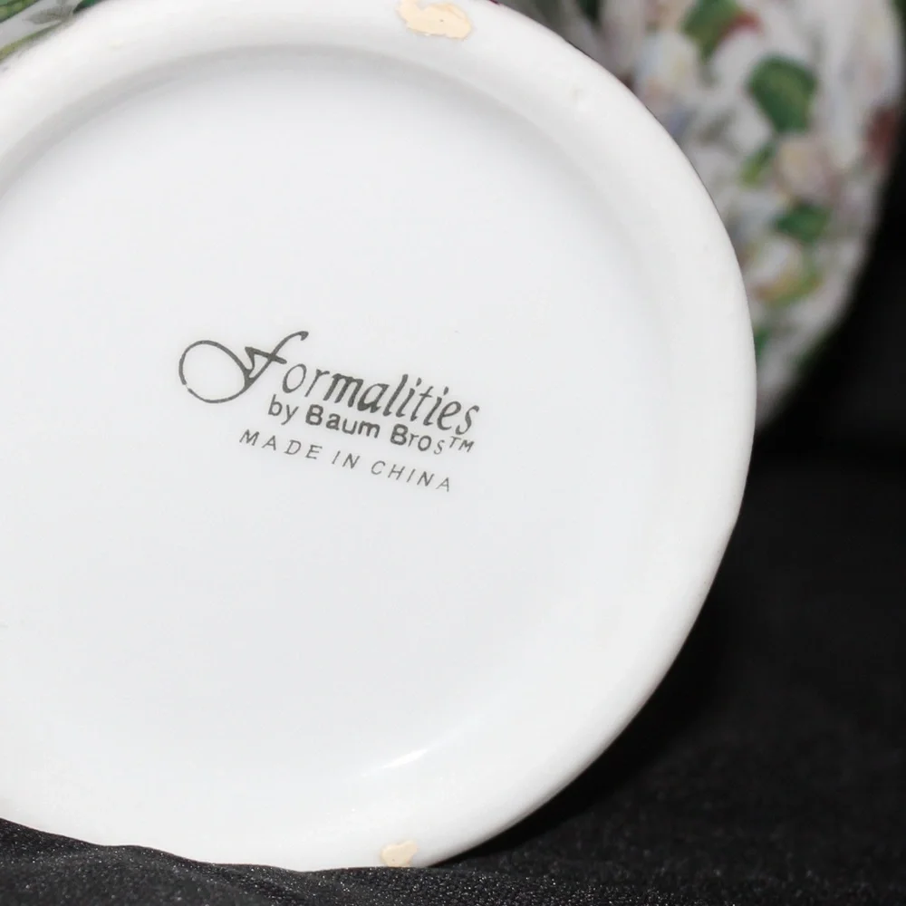Formalities Dogwood Floral Basket Vase by Baum Bro